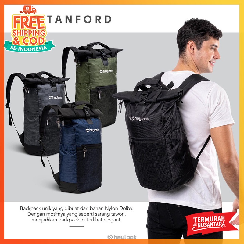 [BISA COD] Tas Ransel Laptop Kasual Punggung Tas Unisex Backpack Travelling Murah Size Besar