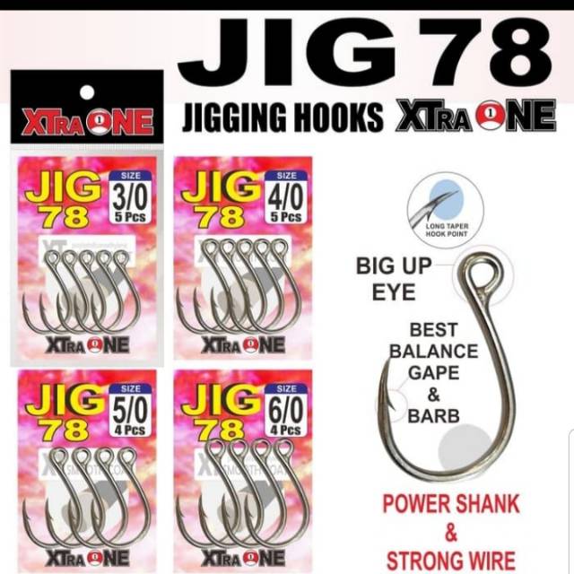 SINGLE HOOK &quot;XTRA ONE&quot; JIG 78