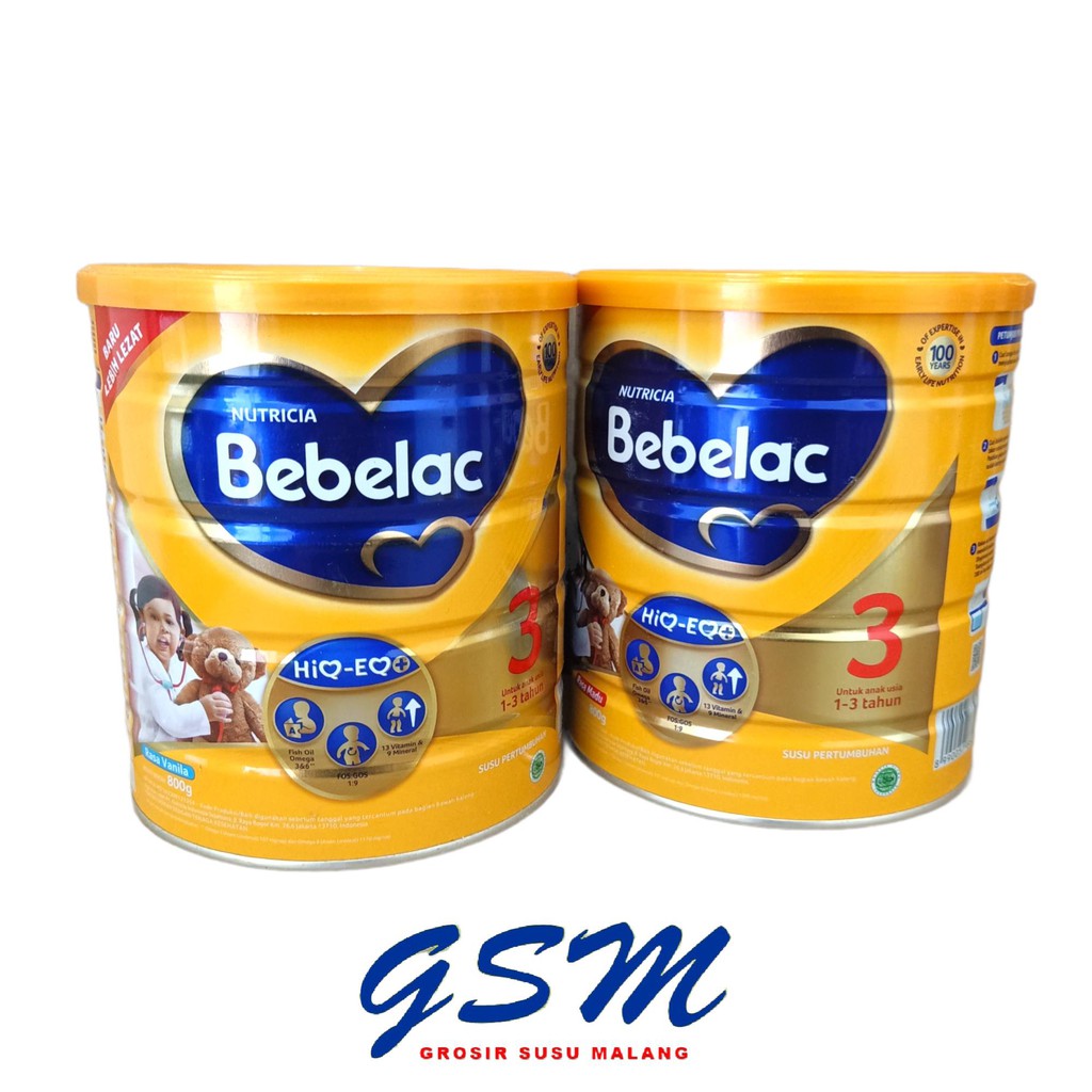 BEBELAC 3 Madu , Vanila 800g