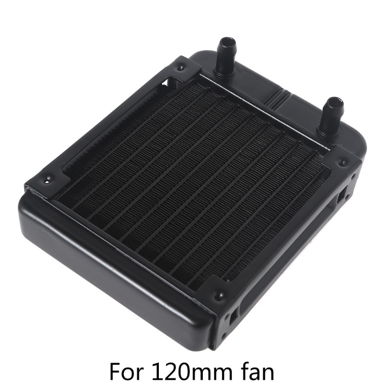 Bt Radiator Pendingin Air Aluminium 10tabung Heat Exchanger CPU Heatsink Cooler Penghilang Panas Cepat Untuk Komputer PC