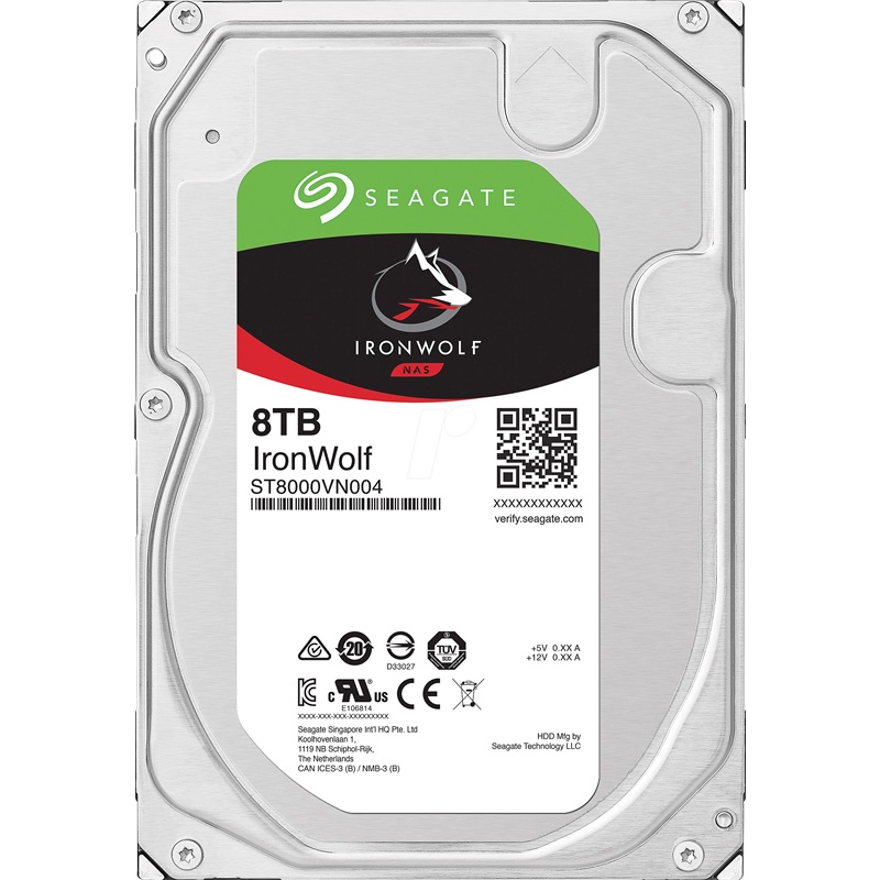 SEAGATE IronWolf 8TB 3.5&quot; 7200RPM 256MB Cache SATA NAS HDD