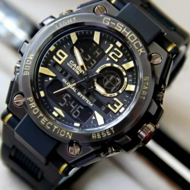 TRENDING!!! JAM TANGAN GSHOCK GST8600 CASIO BESI WATER RESIST RENANG MANDI HUJAN FAVORIT KESUKAAN