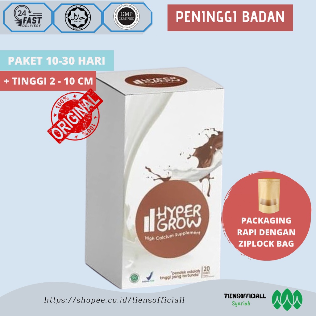 PENINGGI BADAN Hypergrowup Obat Tinggi Badan Hyper Grow Up Height Up Booster Supplement Tinggi Calsi