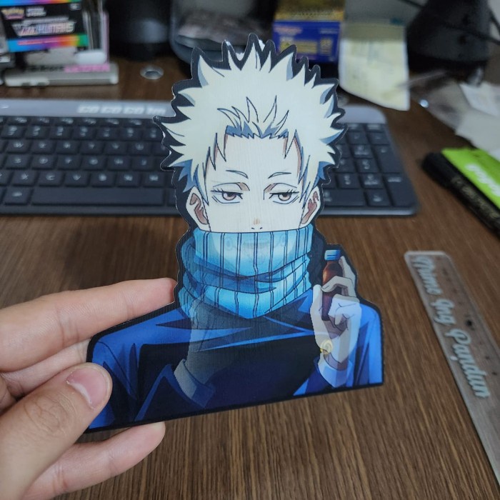 

STIKER 3D MOTION LENTICULAR ANIME - D0057 - Jujutsu - Toge Inumaki