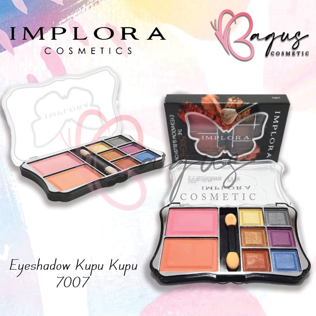 ⭐BAGUS⭐ IMPLORA EYESHADOW KUPU KUPU | Summer / Midnight Eyeshadow Palette / 7007