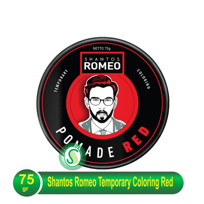 Shantos Romeo Temporary Coloring Pomade Red 75 gr