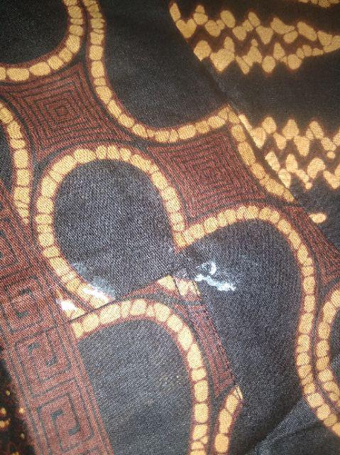 Hem Mataram Parang Black Kemeja Batik Pria Lengan Pendek Batik Seragaman Kantor Kerja Modern Terbaru