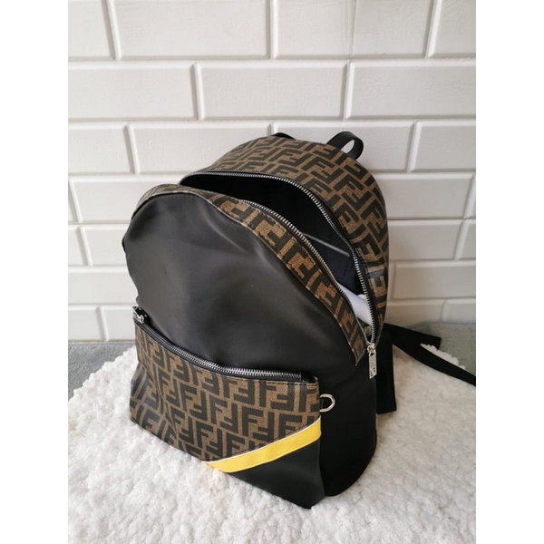 Tas Ransel pria Fendi nylon import premium tas backpack pria import