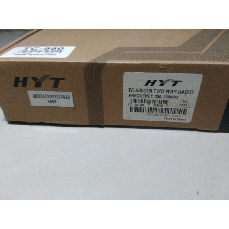 Handie Talkie HT HYT TC-580