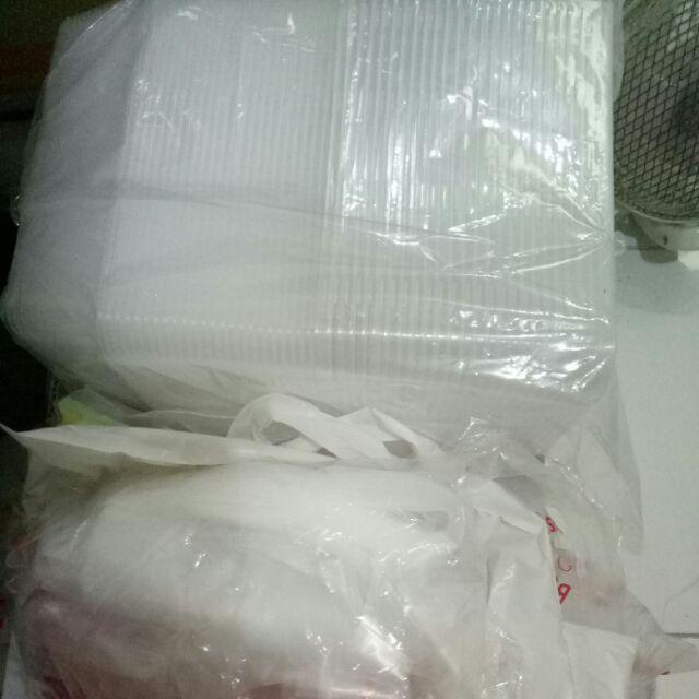 Kotak Makan Plastik Bening Thinwall 650ml 25pcs Perpack Harga Grosir Murah Tebal Tahan Panas Jakarta