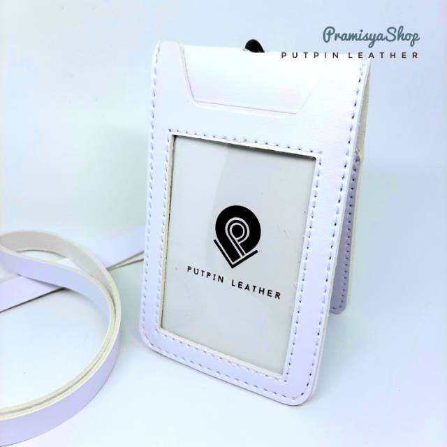 

[Double - WHITE] ID Card Holder / Name Tag Holder