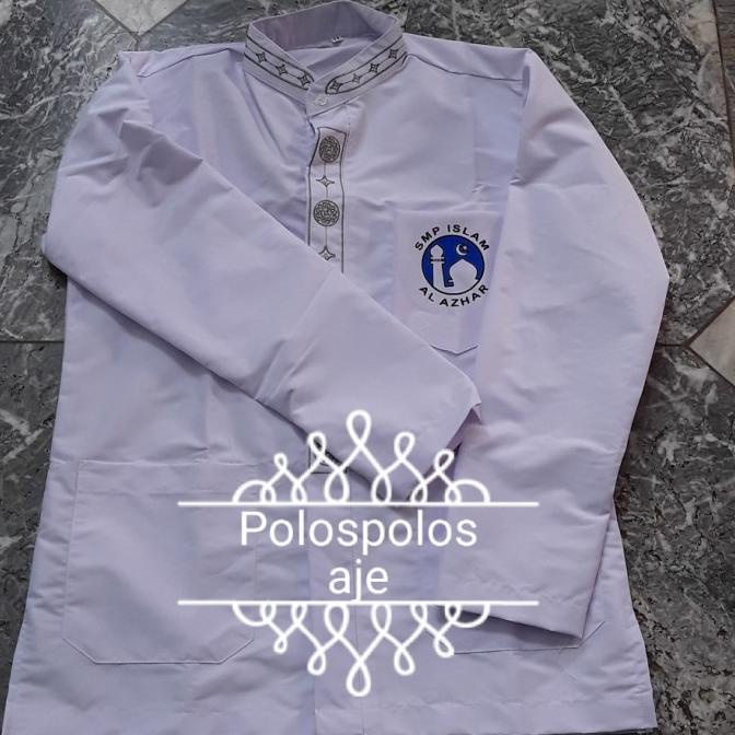 Seragam sekolah SMP Al Azhar model koko bordir