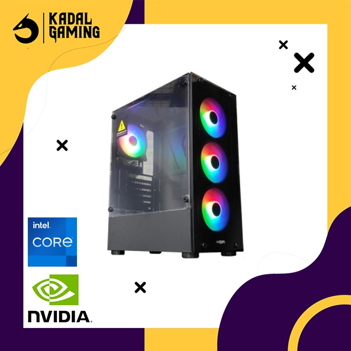 PC Gaming Intel Core i5 3470 VGA GTX 750 TI 8GB RAM Komputer Full Set Paket Full set Komputer Rakitan Kantor Design Render Livestream Editing 750TI