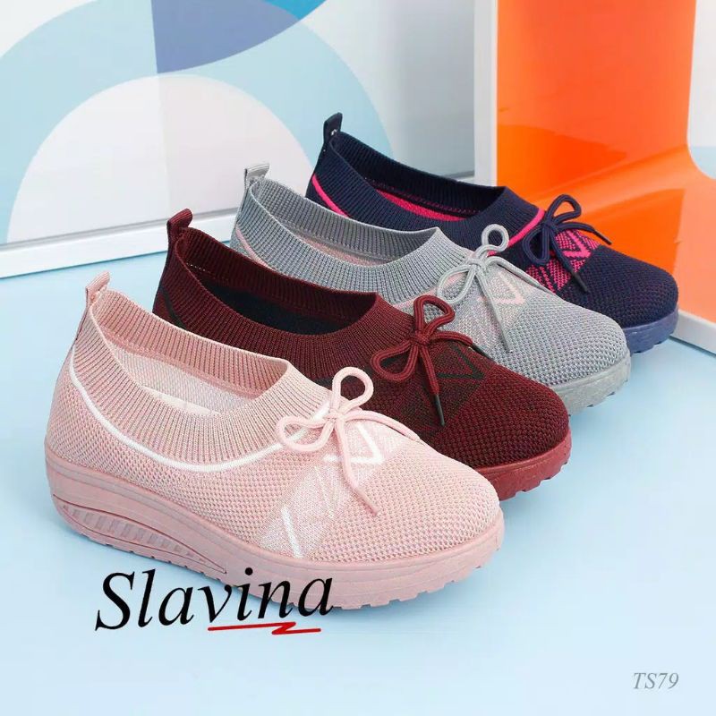 SEPATU WEDGES SLAVINA ORIGINAL