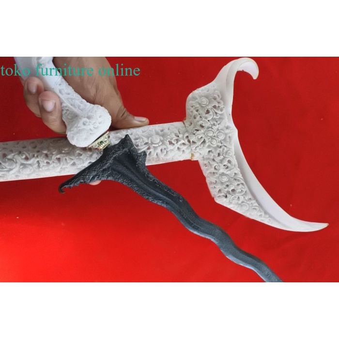 

keris langitan dapur MEGANTARA kinatah antik keleng warangka GG KW - BILAH SJA