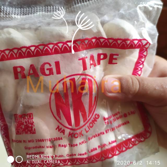 

Ragi Tape NKL Harum Manis - Ragi NKL Harum Manis - Ragi Tape Bandung NKL - Kwalitas Super