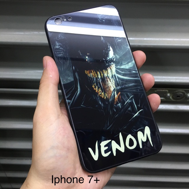 Casing softcase kaca avengers glow in the dark Iphone 7+ Iphone 8+