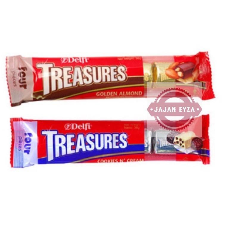 

[SP OP 16F0Aa] DELFI TREASURES 36gr / TREASURE ALMOND / TREASURE COOKIES CREAM / COKLAT DELFI KILOA