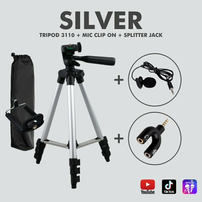 Paket Youtuber Tripod 3110 3in1