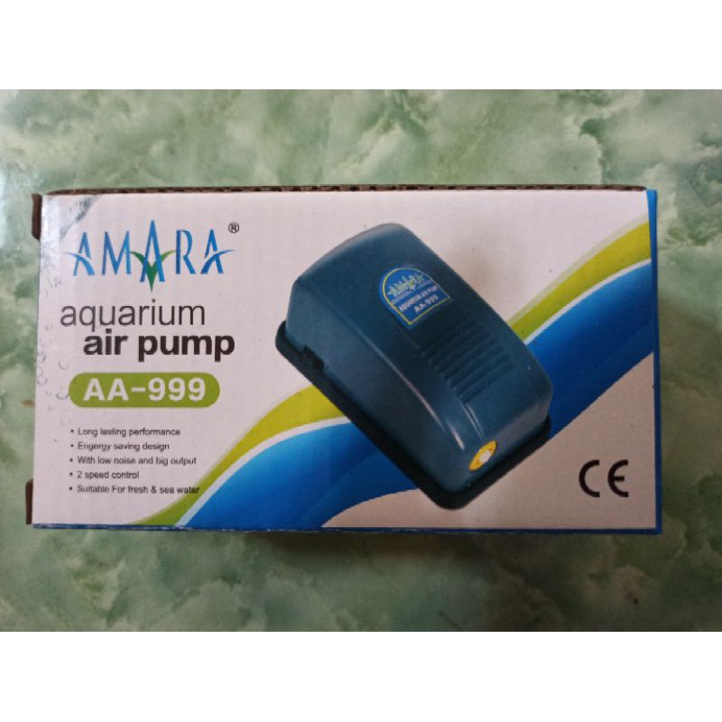 Aerator Amara AA 999 Pompa Udara 1 Lubang Airator Aquarium Akuarium murah aerator murah