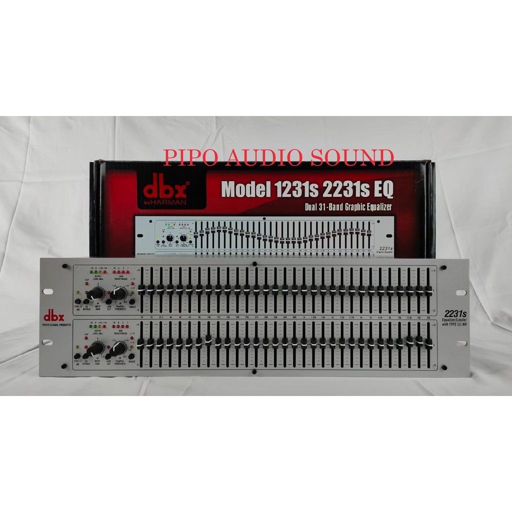Equalizer DBX 2231s / dbx 2231s ( 2 x 31 Channel ) / DBX 2231 S