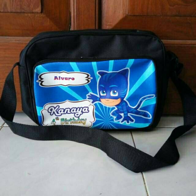 

Souvenir tas ulang tahun anak print nama