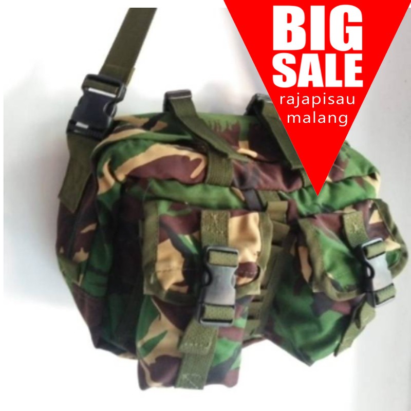 Termurah di Shopee TAS SELEMPANG LORENG TNI - 100 % ORIGINAL JATAH PEMBAGIAN