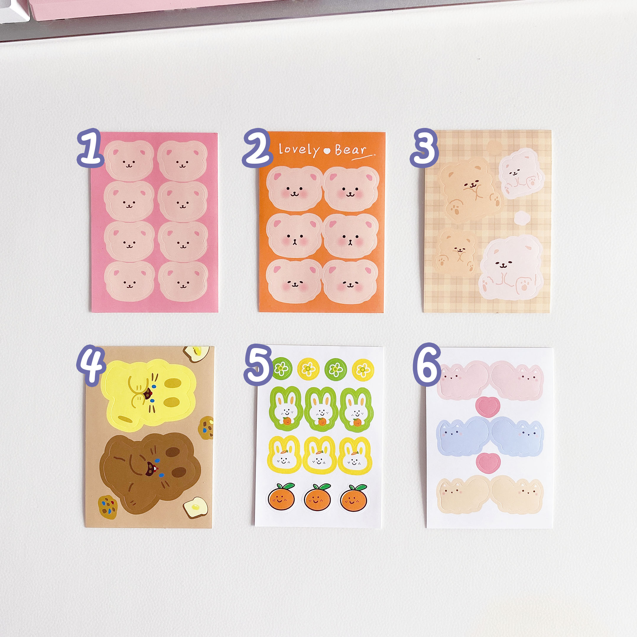 Winzige Mini Cute Stickers Korean Sticker Decoration Scrapbooking BUJO Planner Kawaii Stationery-1
