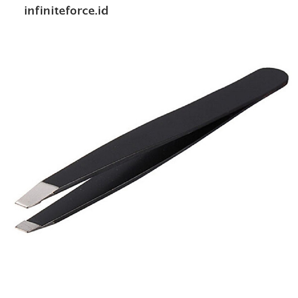 Infiniteforce.id Pinset Pencabut Alis Warna Pink / Hitam