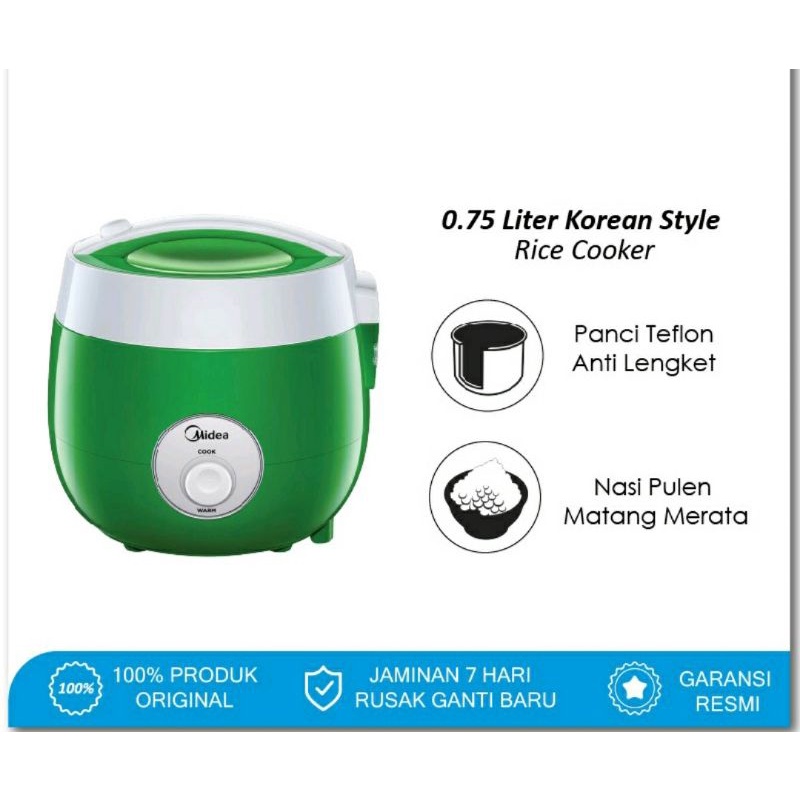 Midea Rice Cooker 0.72 Liter MRM-2001G