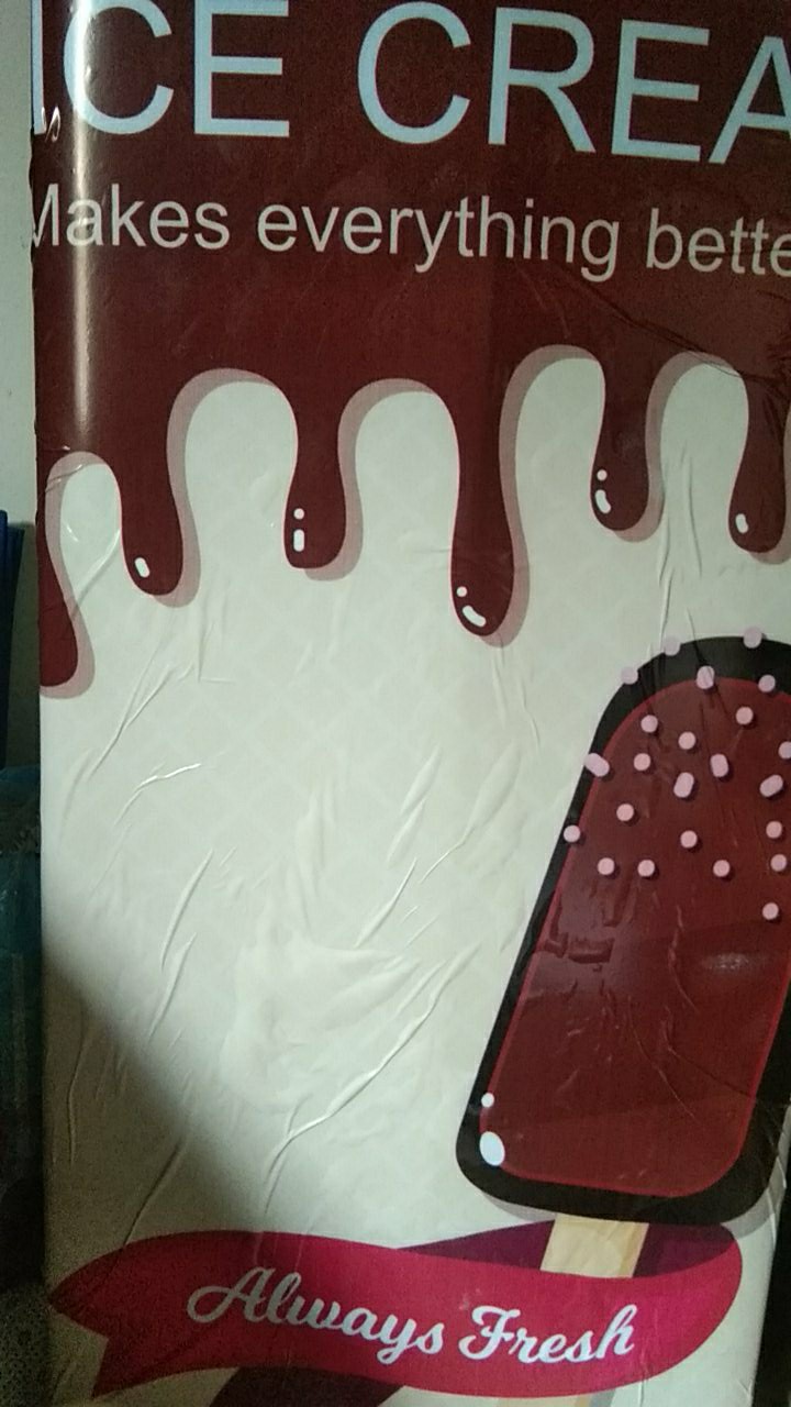 Stiker Kulkas Motif Chocolate A5