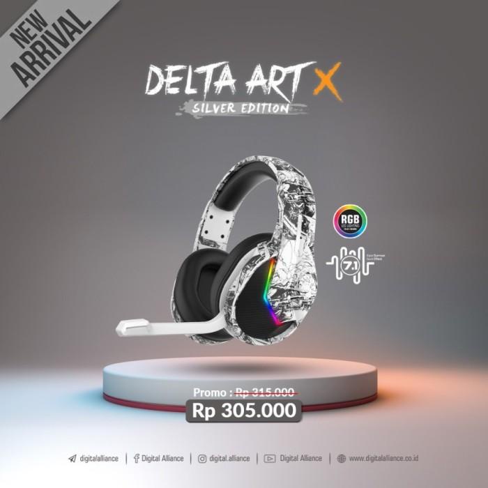 Headset Digital Alliance Delta ART X 7.1 - Da Gaming Delta Art X