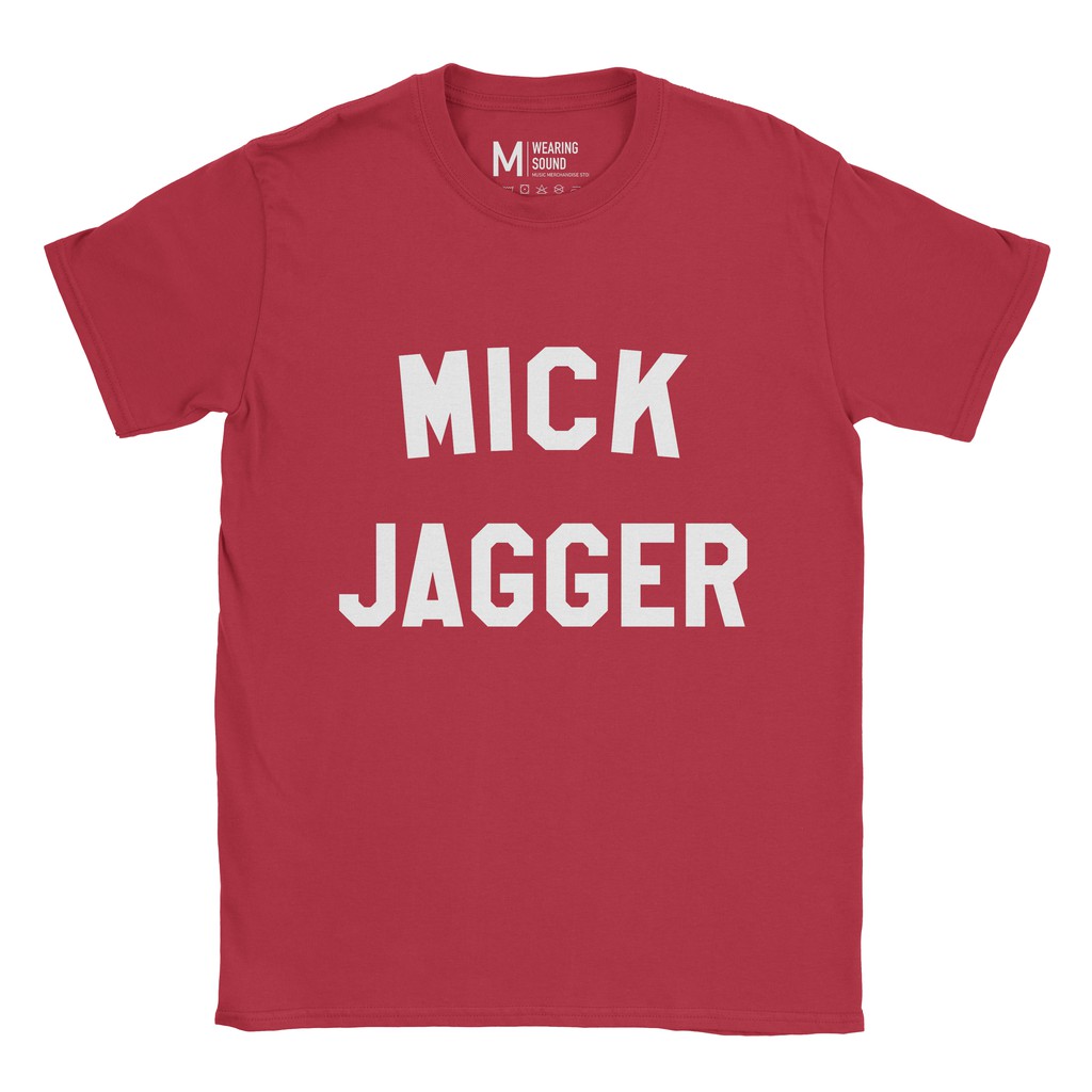 Baju Kaos Band Mick Jagger Red