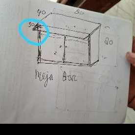 meja bar 80 x 80