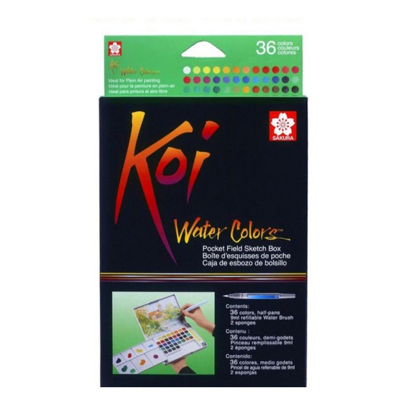 

SAKURA KOI WATER COLOR 36 WARNA