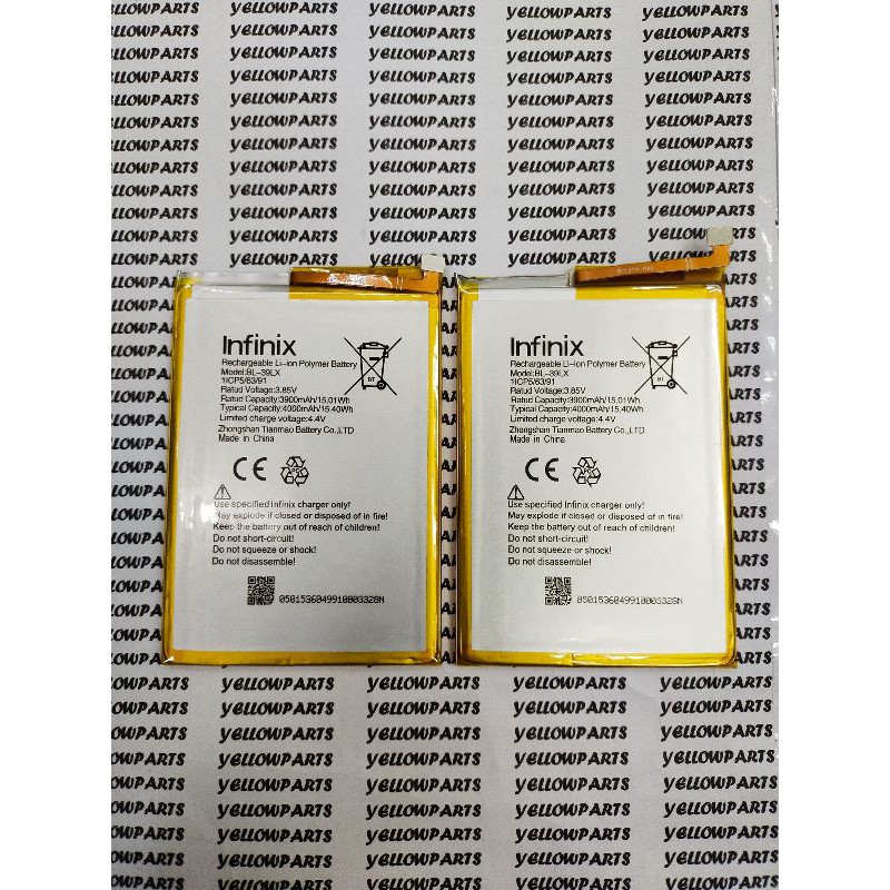 BAT BATTERY BATERAI BATRE INFINIX S5 X652 X653 BL-39LX ORIGINAL