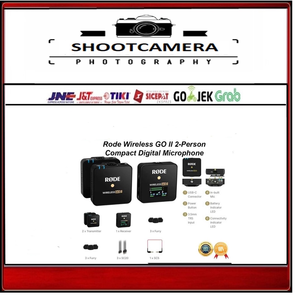 Jual RODE WIRELESS GO 2 - RODE WIRELESS GO II MICROPHONE RESMI | Shopee ...