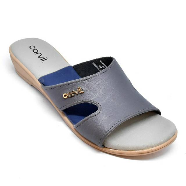Carvil Sandal Wanita Clarisa L GREY Ori