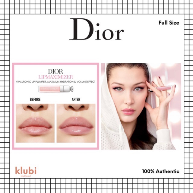 DIOR Addict Lip Maximizer Glossy Lip Plumper 
100% Ori