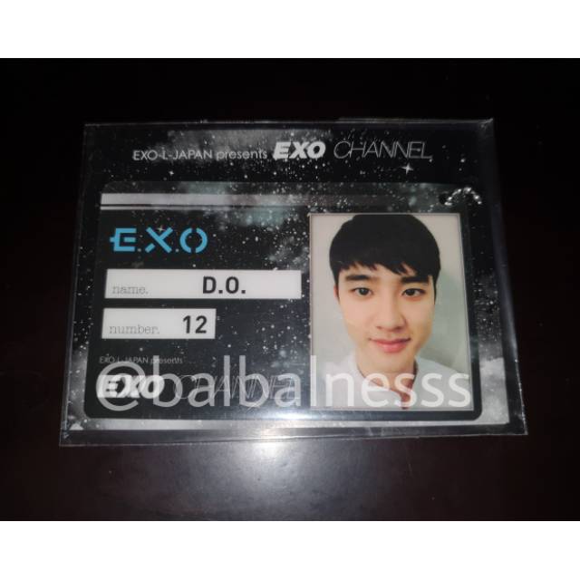 EXO-L JAPAN ID CARD D.O KYUNGSOO EXO
