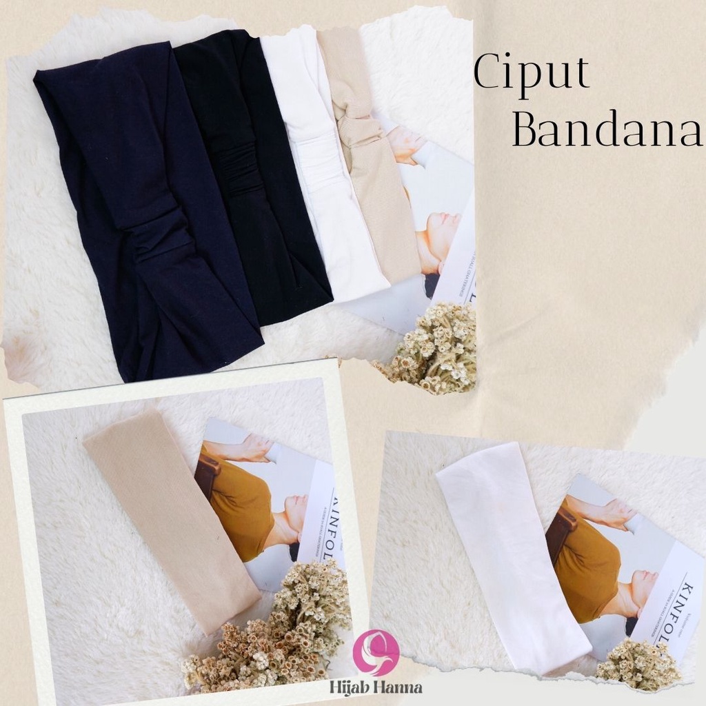 Ciput Bandana Kaos Premium / Ciput Bandana / Ciput Kaos / Ciput Bando Kaos / inner bandana kaos