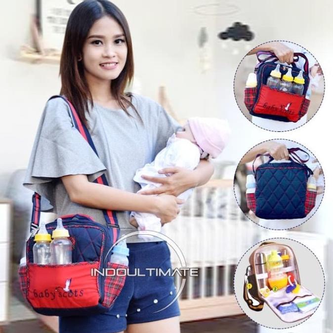 Tas Bayi BABY SCOTS Tas Popok Botol Susu BY-09