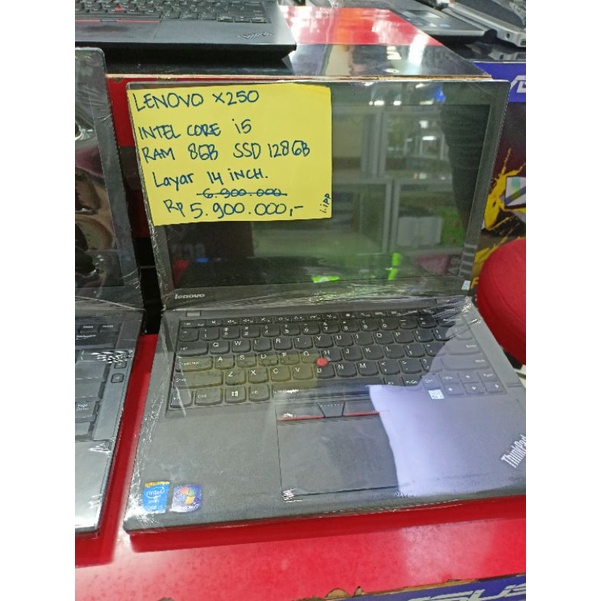 Cuci Gudang Lenovo Thinkpad X250 intelcore I5 Exdisplay