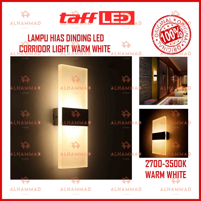 Lampu Hias Dinding LED Corridor Light 3W 3000K Warm White