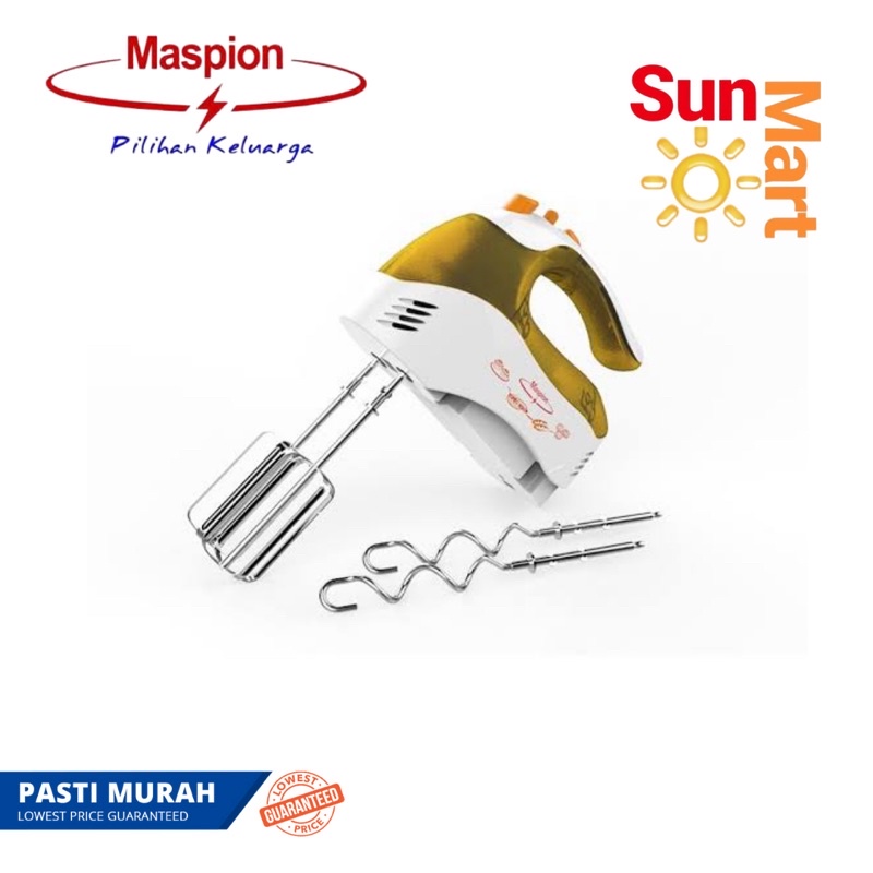 Maspion Mixer Hand 1192 MT1192 Mixer tangan Gold