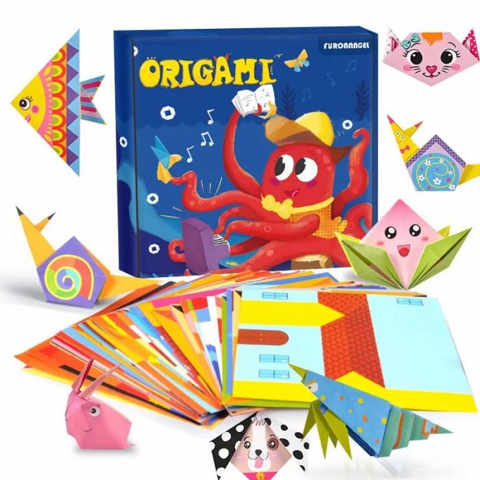 

Art Paper Diy Origami Motif Set Box Kertas Lipat Isi 108Pcs