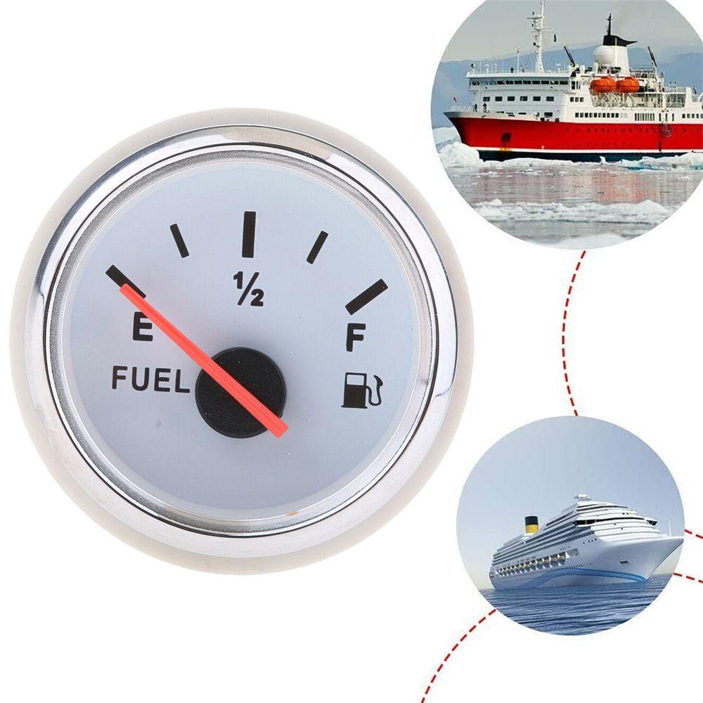 Top Fuel Level Gauge 52mm 9-32V Auto Yacht Backlight Mobil RV Marine