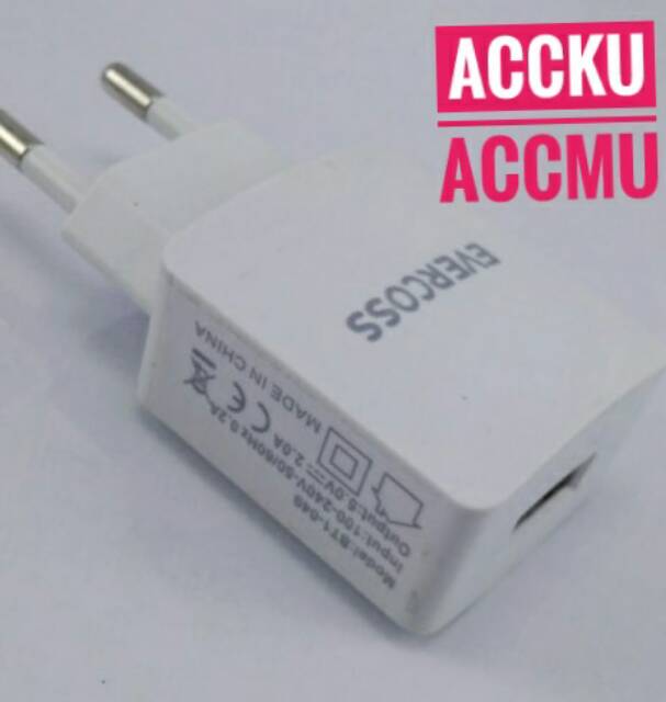 TRAVEL CHARGER CROSS MICRO USB 2A HIGH QUALITY CHARGER MURAH