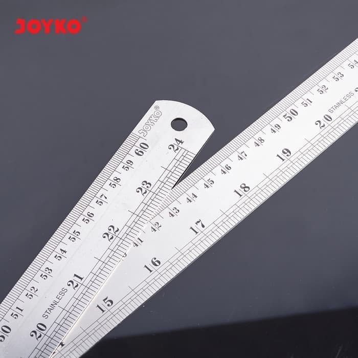 

Penggaris Besi / Stainless Steel Ruler Joyko RL-ST60 60 cm