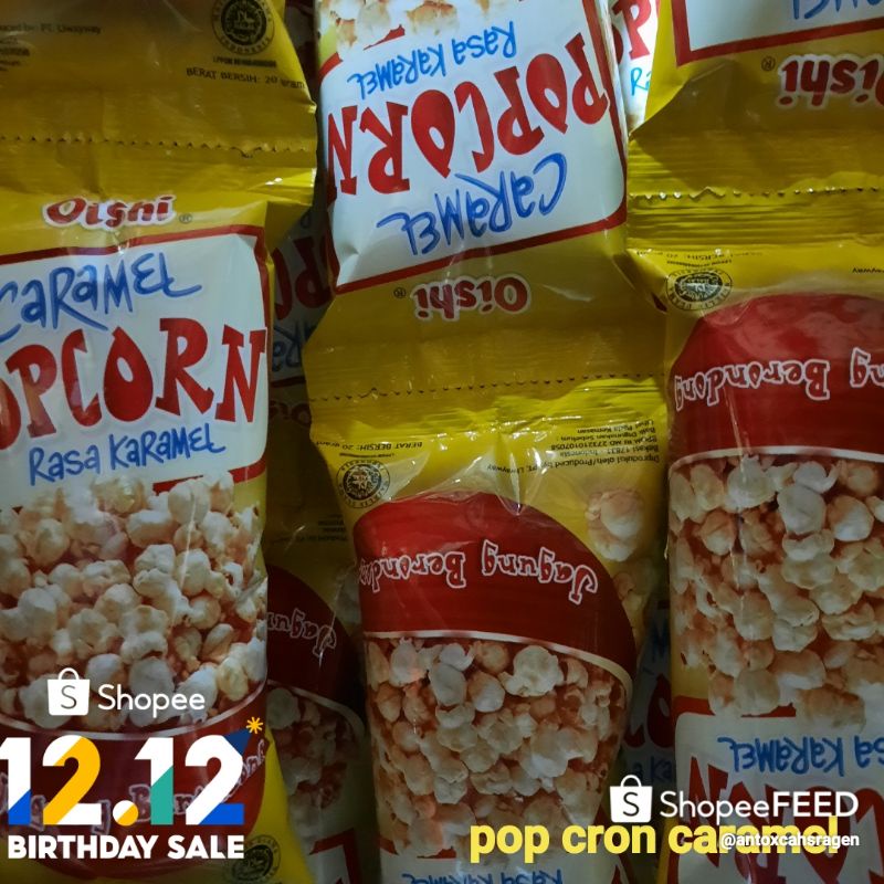 

POPCRON RASA CARAMEL/Coklat/keju isi 10